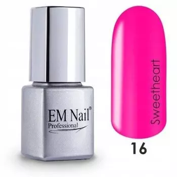 EM Nail, гибридный лак 16 Sweetheart, 6 мл