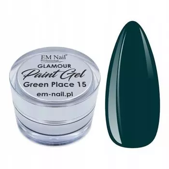 EM Nail Paint Green Place Gel