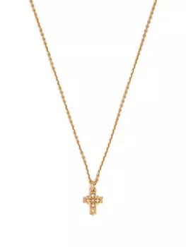 Emanuele Bicocchi позолоченное серебряное колье с бриллиантами, золотой