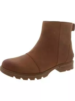 Emelie III Zip WP женские кожаные водонепроницаемые ботильоны Sorel, цвет velvet tan/gum 2