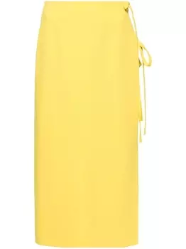 Emilia Wickstead юбка миди Reve, желтый