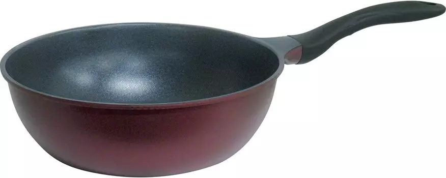 Emina HRB-1667 Легкая, долговечная, глубокая сковорода с защитой от разливов пищевых продуктов, 11,0 дюймов (28 см), сверхмощная обработка фтористой смолой, покрытие граффино, свободный от ПФОК газ, только для пожаротушения WAHEI FREIZ, Pink