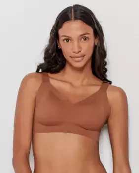 Емкий бюстгальтер без косточек и со съемной пеной Gisela, цвет Marrn claro