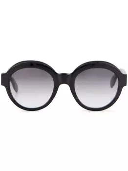 Emmanuelle Khanh 1560 солнцезащитных очков, черный