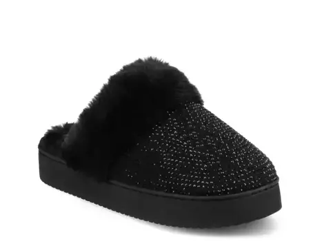Emmber Clog Slipper Journee, Black