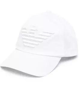 Emporio Armani бейсболка с логотипом, белый