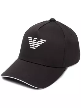 Emporio Armani бейсболка с логотипом, черный