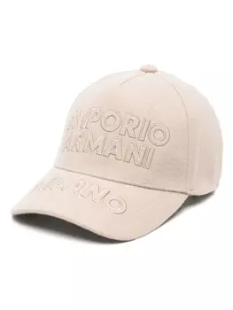 Emporio Armani бейсболка с вышитым логотипом, нейтральный цвет