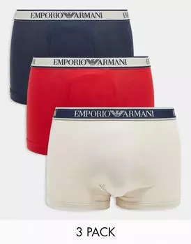 Emporio Armani Bodywear – комплект из 3 пар боксеров разных цветов