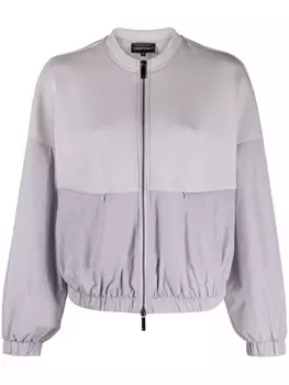 Emporio Armani бомбер со вставками, фиолетовый