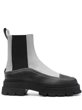 Emporio Armani ботинки со вставками, черный