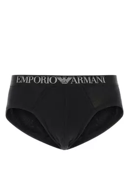 Emporio Armani боксеры с логотипом, черный