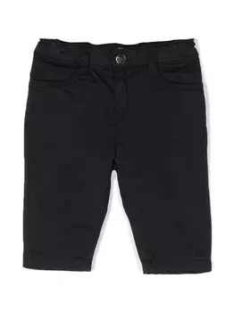 Emporio Armani брюки из хлопка, синий