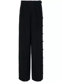 Emporio Armani брюки палаццо, синий