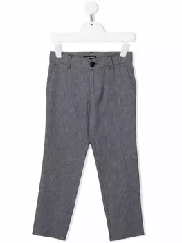 Emporio Armani брюки прямого кроя, синий