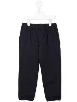 Emporio Armani брюки с эластичным поясом, синий
