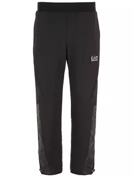 Emporio Armani брюки с геометричным принтом, черный