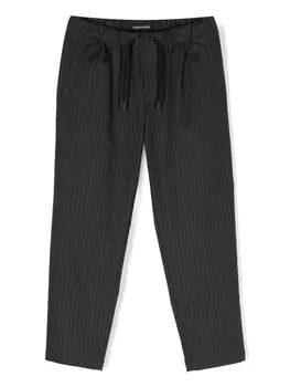 Emporio Armani брюки с кулиской, серый