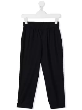 Emporio Armani брюки с подворотами, синий