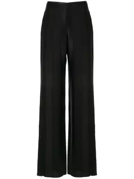 Emporio Armani брюки широкого кроя, черный