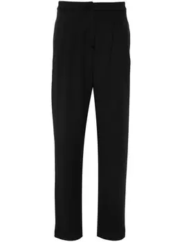 Emporio Armani брюки со складками, черный