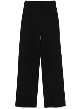 Emporio Armani брюки со стразами, черный