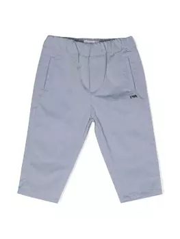 Emporio Armani брюки строгого кроя, синий