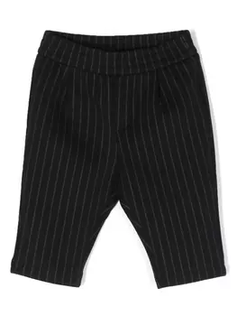 Emporio Armani брюки в полоску, синий