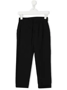 Emporio Armani брюки в тонкую полоску, синий