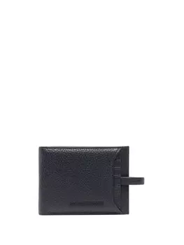 Emporio Armani бумажник с тисненым логотипом, синий