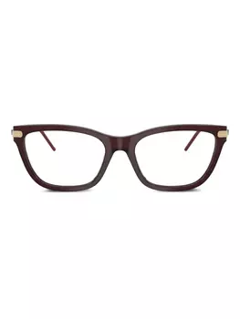 Emporio Armani cat-eye очки, золотой