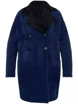 Emporio Armani двустороннее пальто, синий