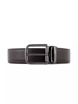Emporio Armani двусторонний ремень, черный