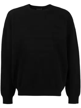 Emporio Armani джемпер Ottoman-effect Eagle, черный