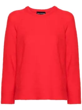 Emporio Armani джемпер с круглым вырезом, красный