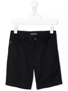 Emporio Armani джинсовые шорты-бермуды, синий