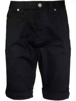Emporio Armani джинсовые шорты кроя слим, черный