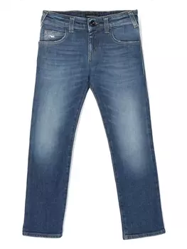 Emporio Armani джинсы прямого кроя, синий