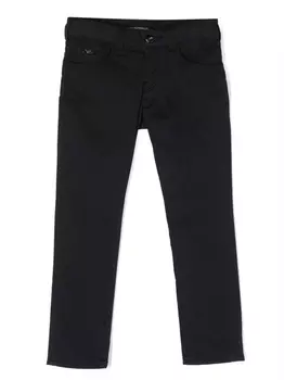 Emporio Armani джинсы с логотипом, синий
