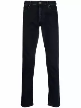 Emporio Armani джинсы с логотипом, синий