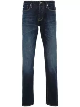 Emporio Armani джинсы с логотипом, синий