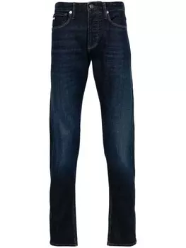 Emporio Armani джинсы с логотипом, синий