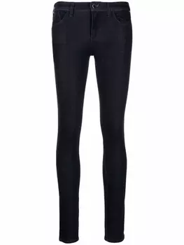 Emporio Armani джинсы скинни с заниженной талией, синий