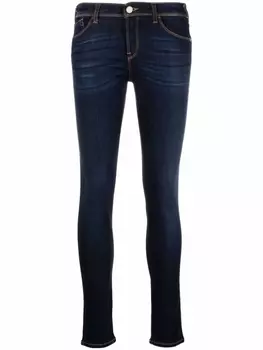 Emporio Armani джинсы скинни с заниженной талией, синий