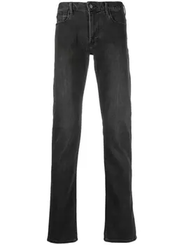 Emporio Armani джинсы скинни средней посадки, черный