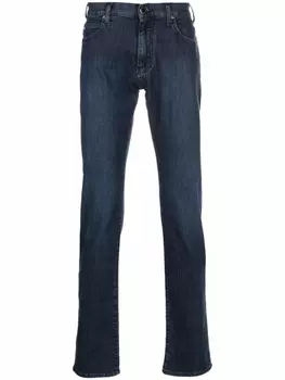 Emporio Armani джинсы средней посадки, синий