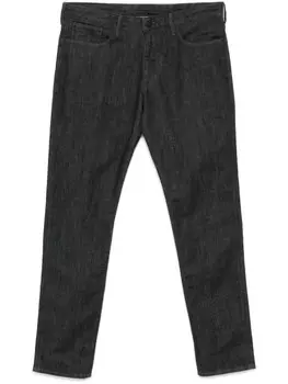 Emporio Armani джинсы узкого кроя, черный