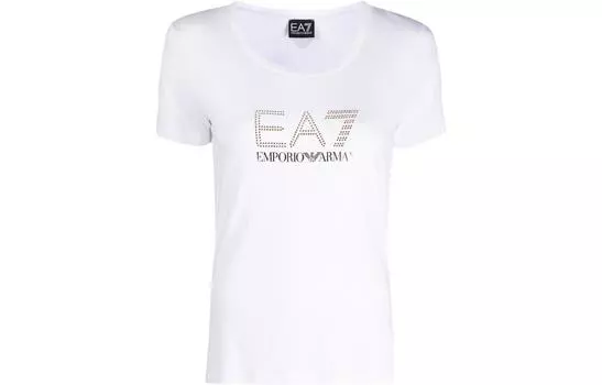 EMPORIO ARMANI EA7 Футболка женская белые