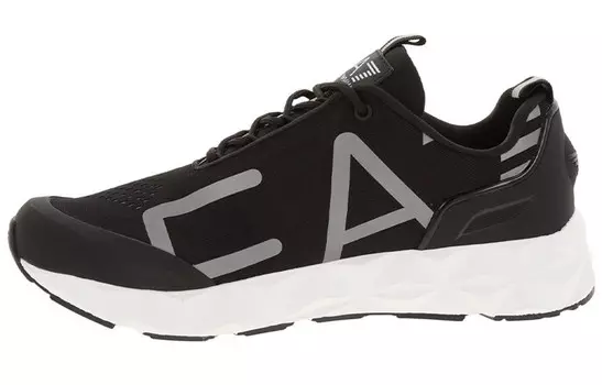 EMPORIO ARMANI EA7 Lifestyle Shoes Unisex Low-top Black/Gray