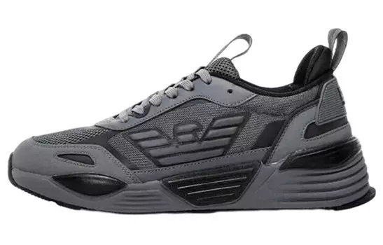 EMPORIO ARMANI EA7 Lifestyle Shoes Unisex Low-top Gray